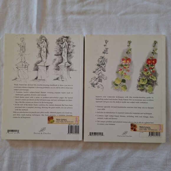2 Trouble-Shooting Drawing & Watercolor Problems And Solutions By Trudy Friend - Picture 2 of 6